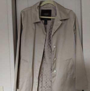 Tan Coach jacket